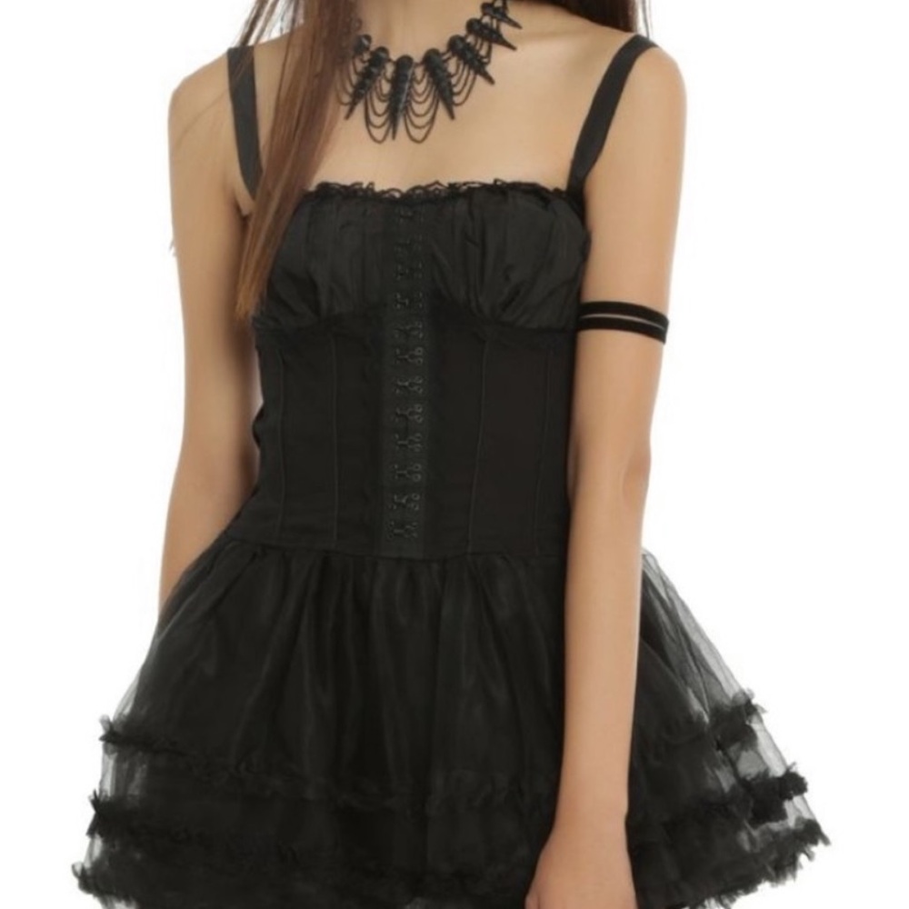 ISO BLACK TUTU CORSET ROYAL BONES TRIPP NYC DRESS